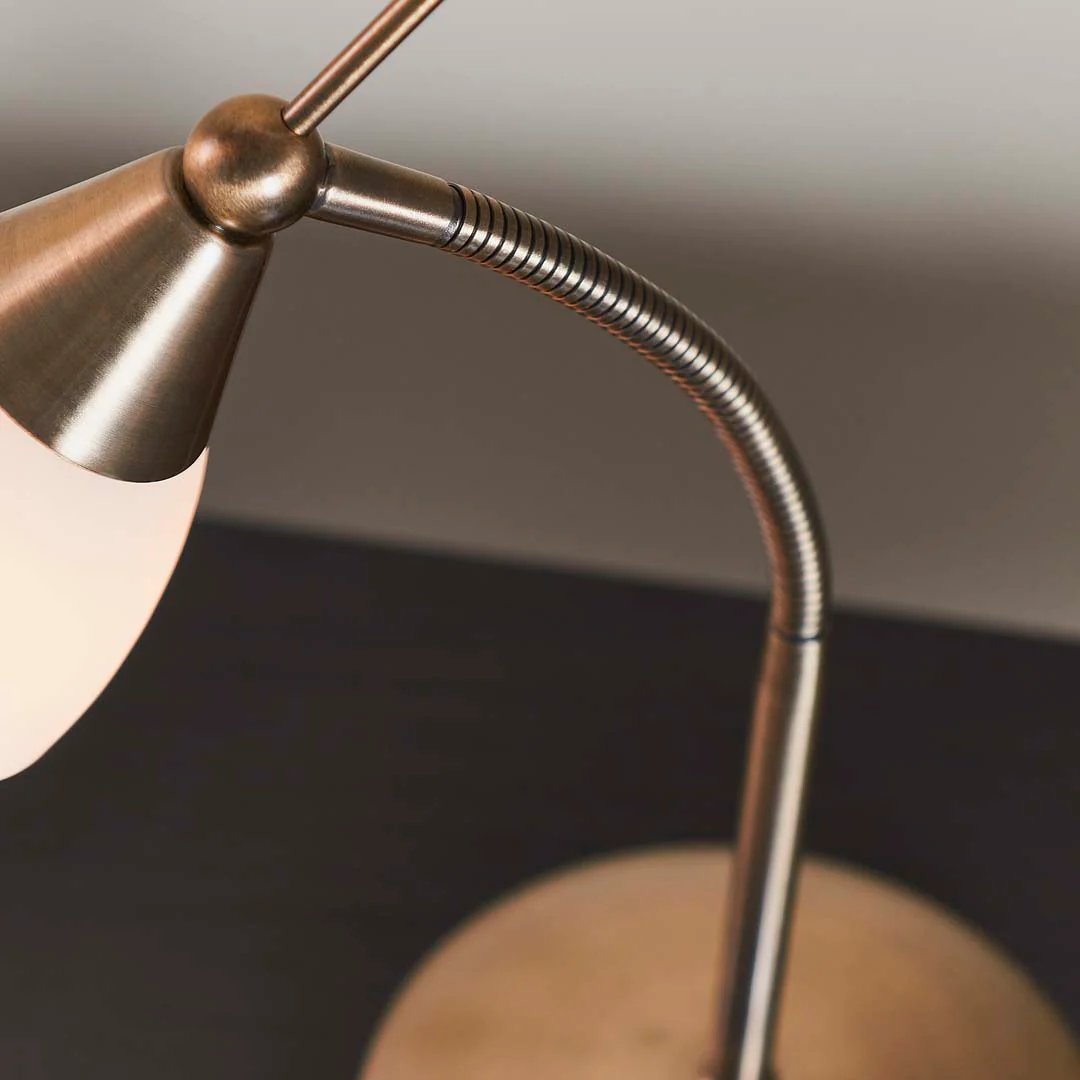 40cm Touch Desk Table Lamp Antique Brass - Image 7