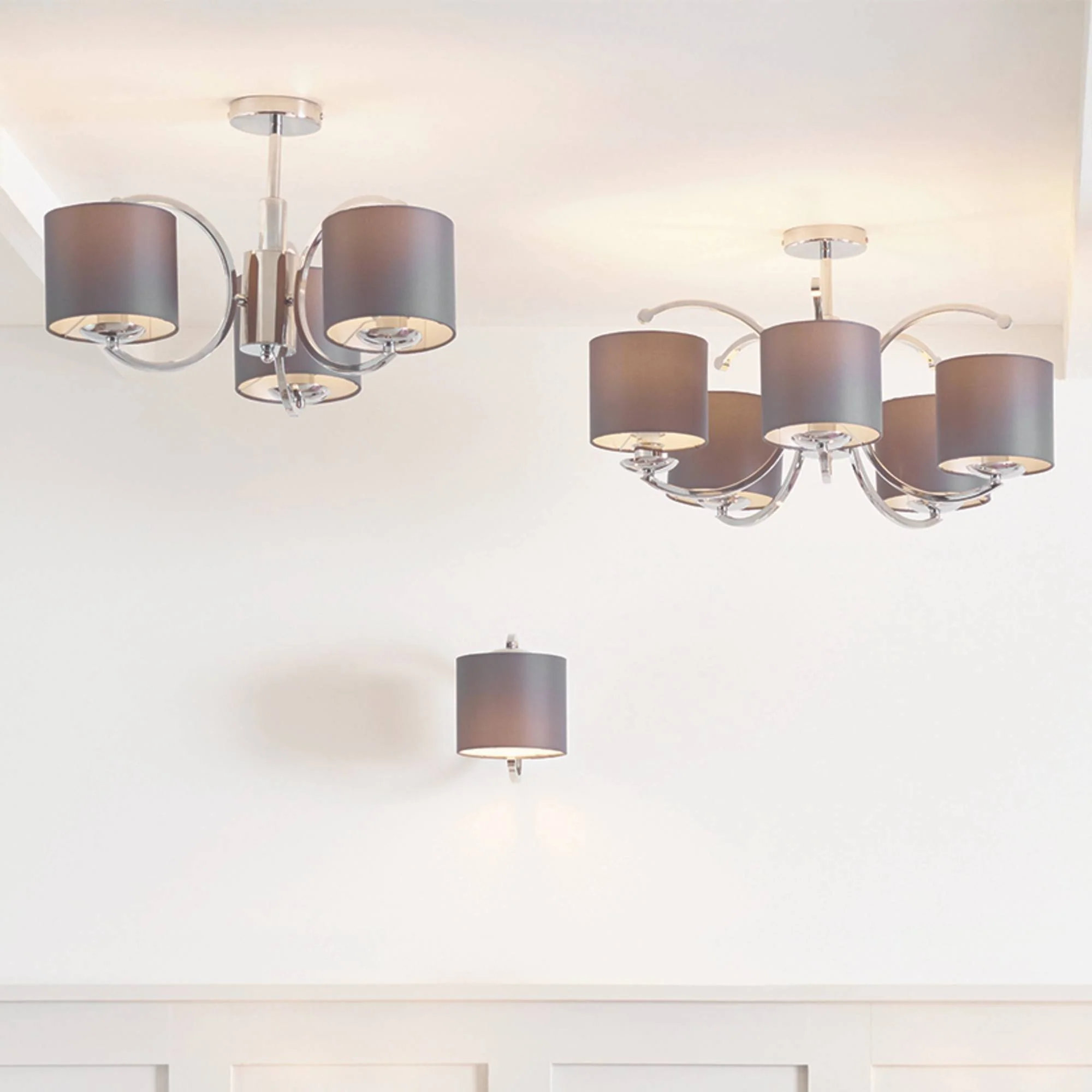 Arcadia 5 Light Ceiling Light Polished Chrome - Image 5