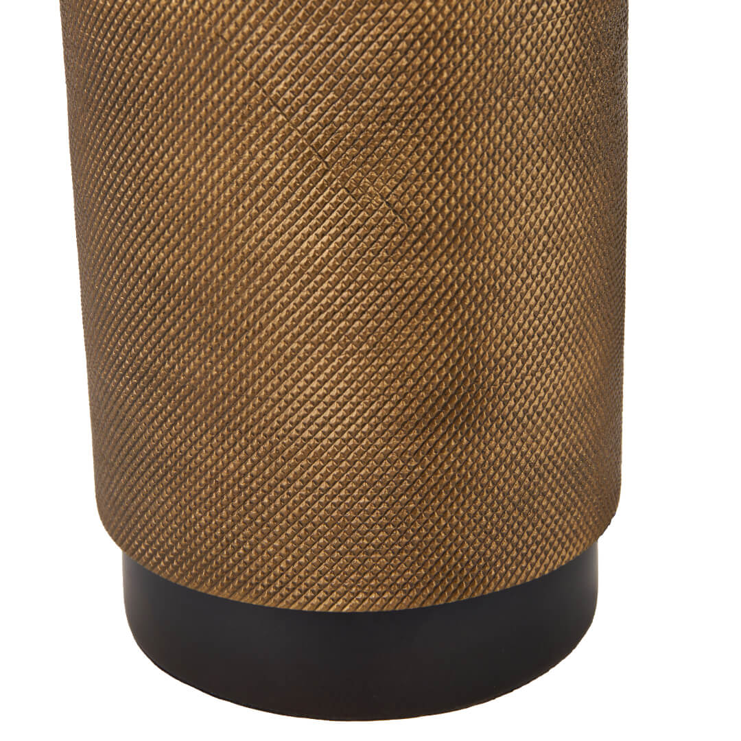 Aurelio Antique Brass & Ivory Table Lamp - Image 8