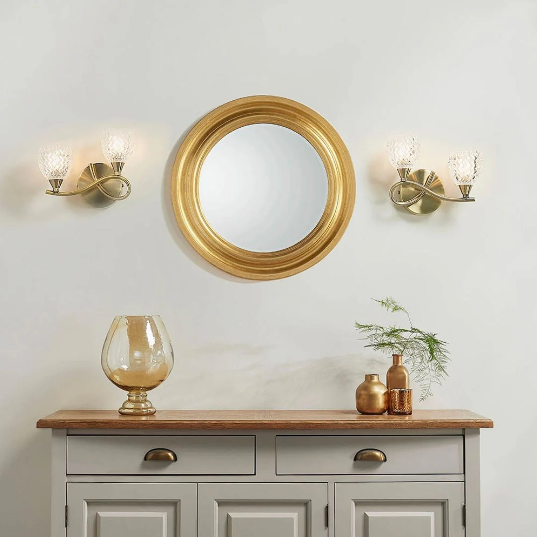 Boyer 2 Light Wall Light Antique Brass - Image 5