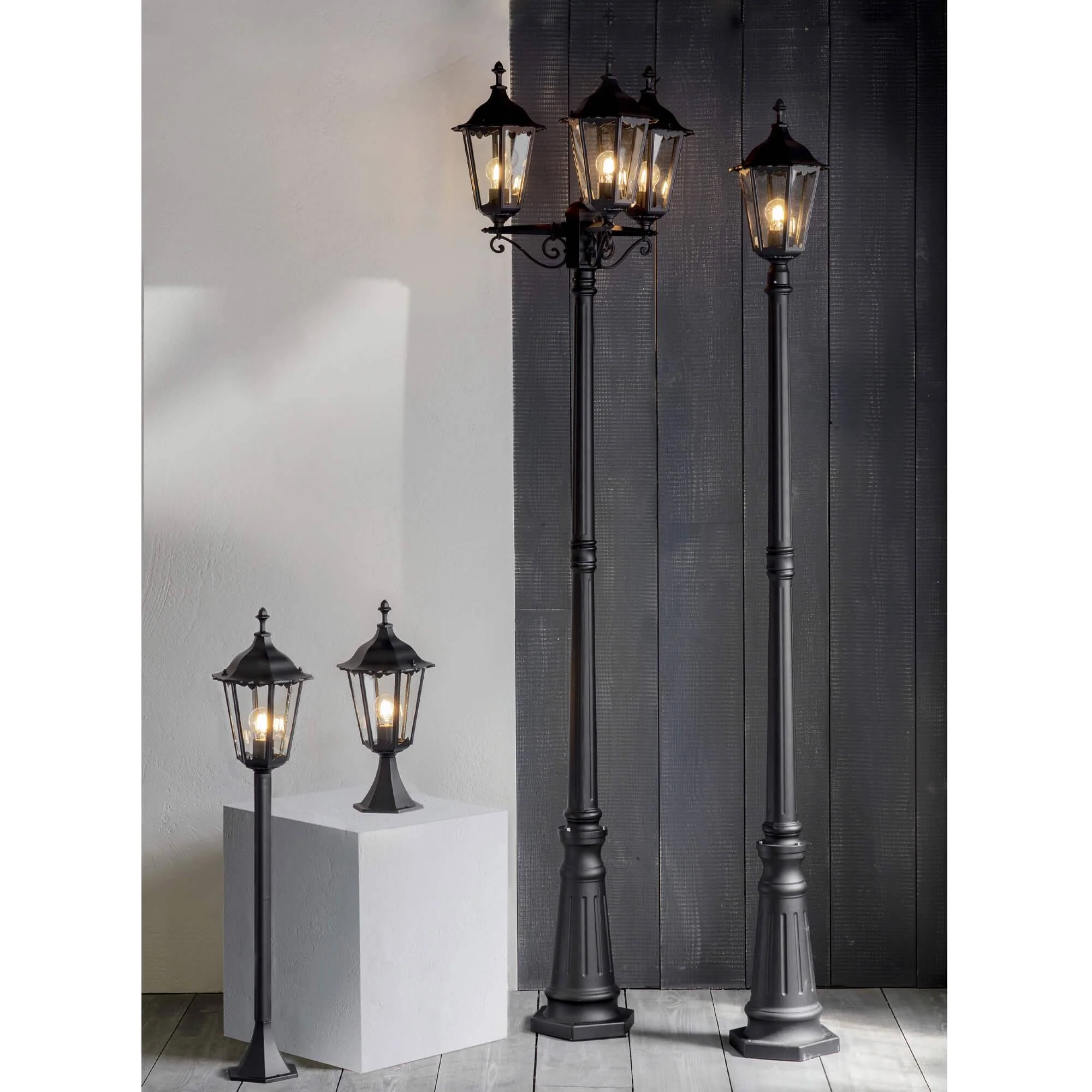 Burford Outdoor Large Bollard Lantern Light - Image 5