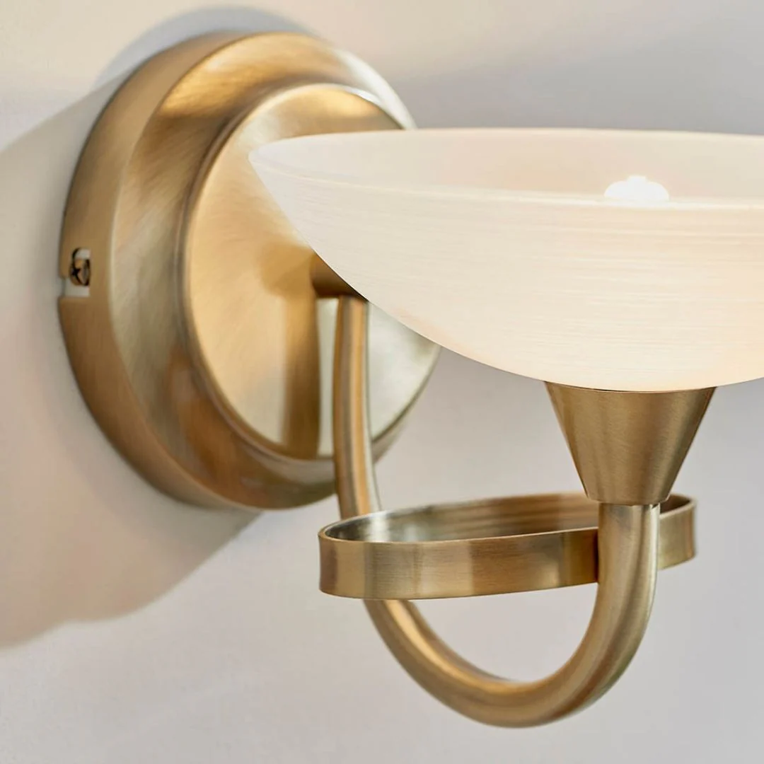 Cagney Antique Brass Wall Light - Image 6