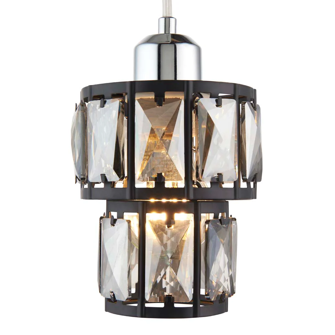 Darla Small Black Ceiling Light Pendant - Image 3