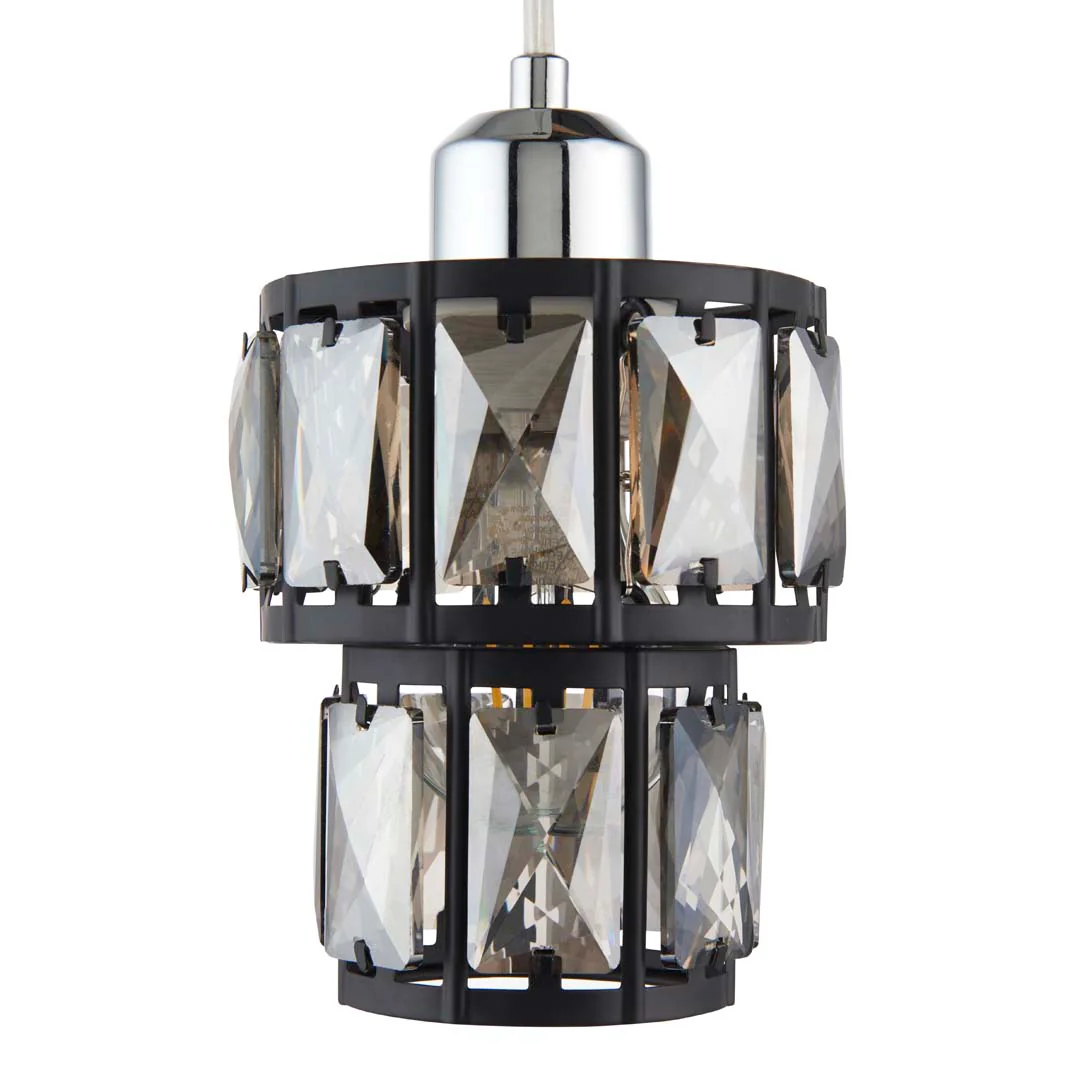 Darla Small Black Ceiling Light Pendant - Image 4