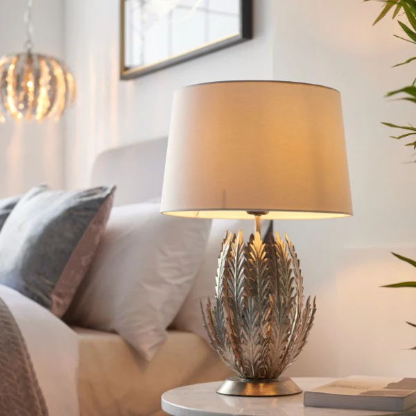Delphine Silver Table Lamp - Image 3