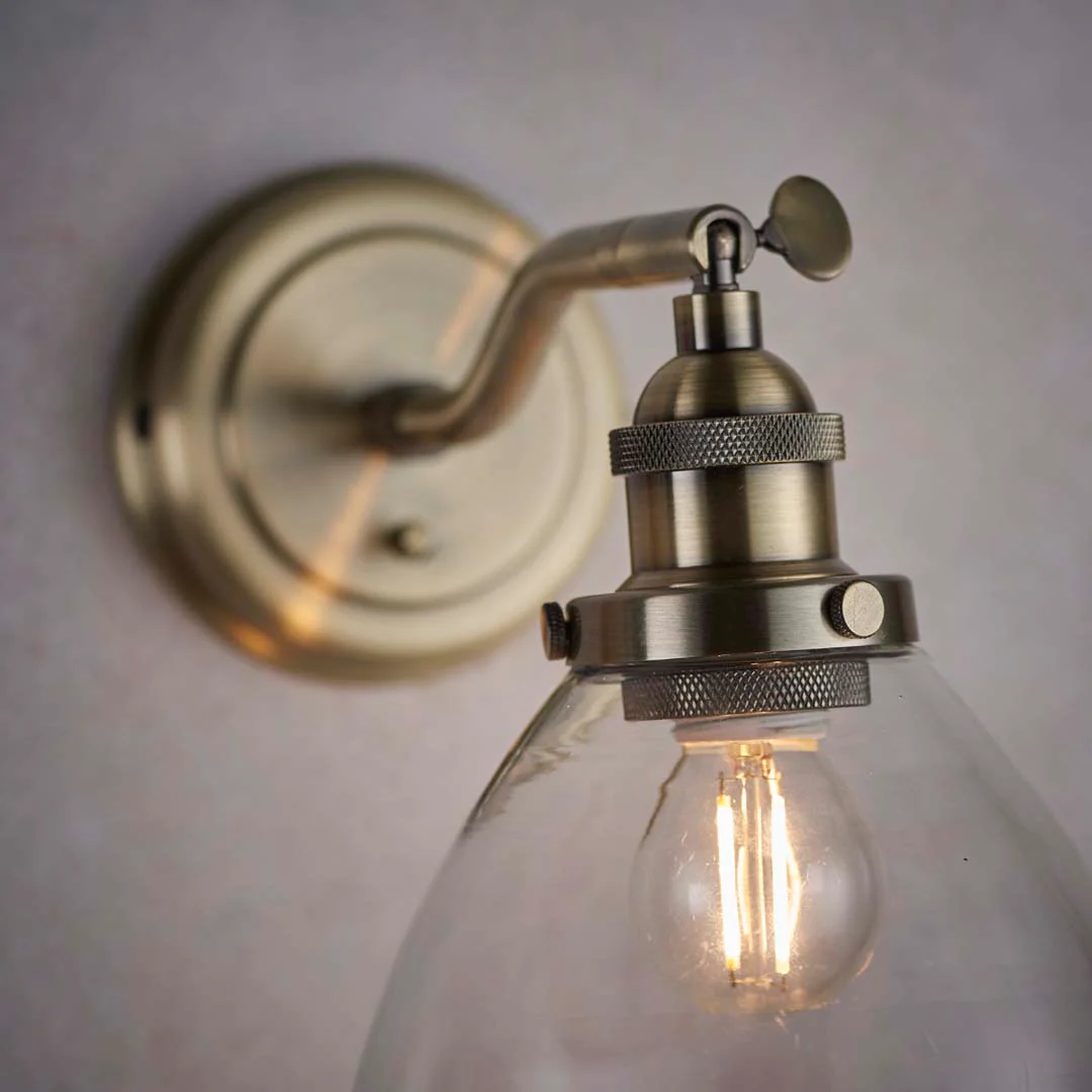 Hansen Wall Light Antique Brass - Image 4