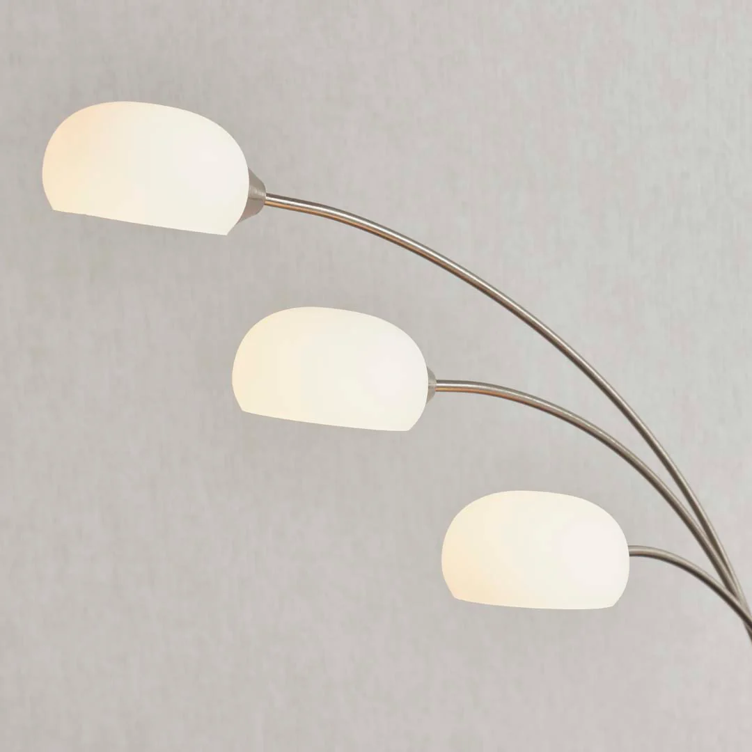 Jaspa 3 Light LED Task Arc Floor Lamp - Image 3