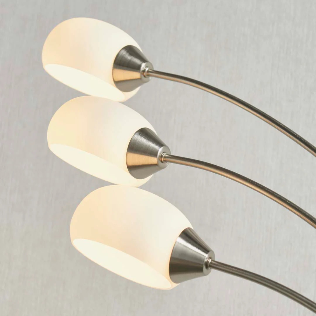 Jaspa 3 Light LED Task Arc Floor Lamp - Image 5