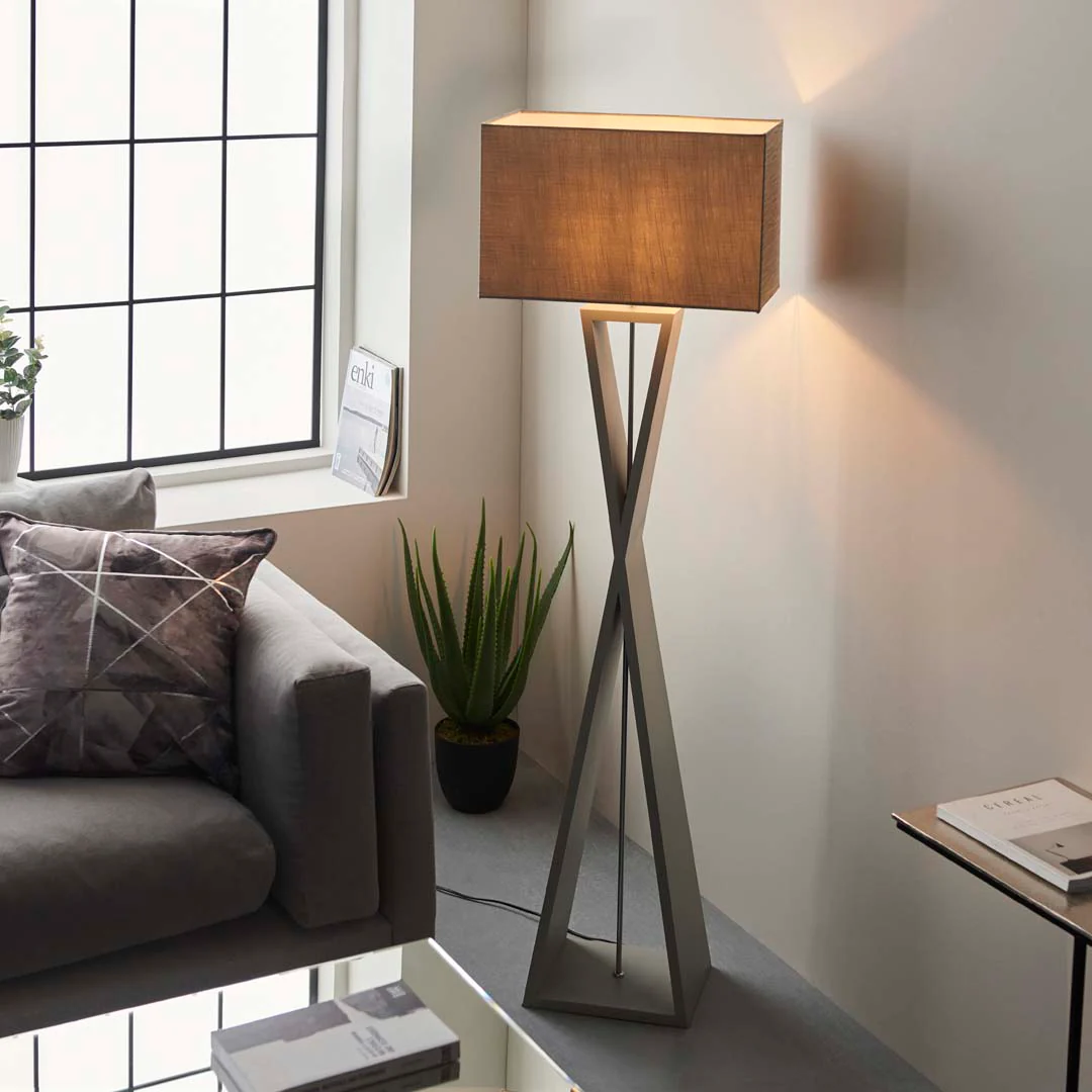 Kaden Floor Lamp Grey - Image 3