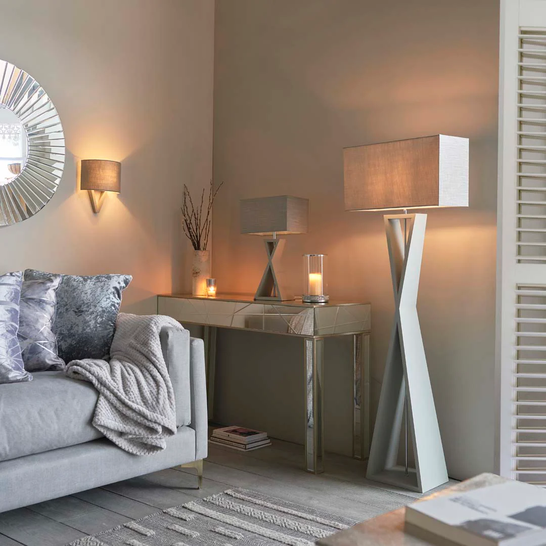 Kaden Floor Lamp Grey - Image 5
