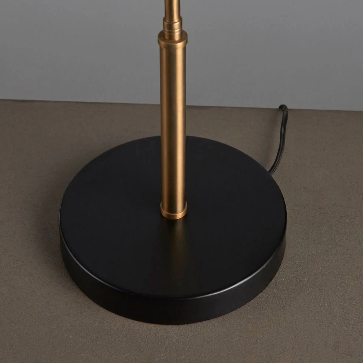 Largo Satin Brass & Black Desk Table Lamp - Image 5