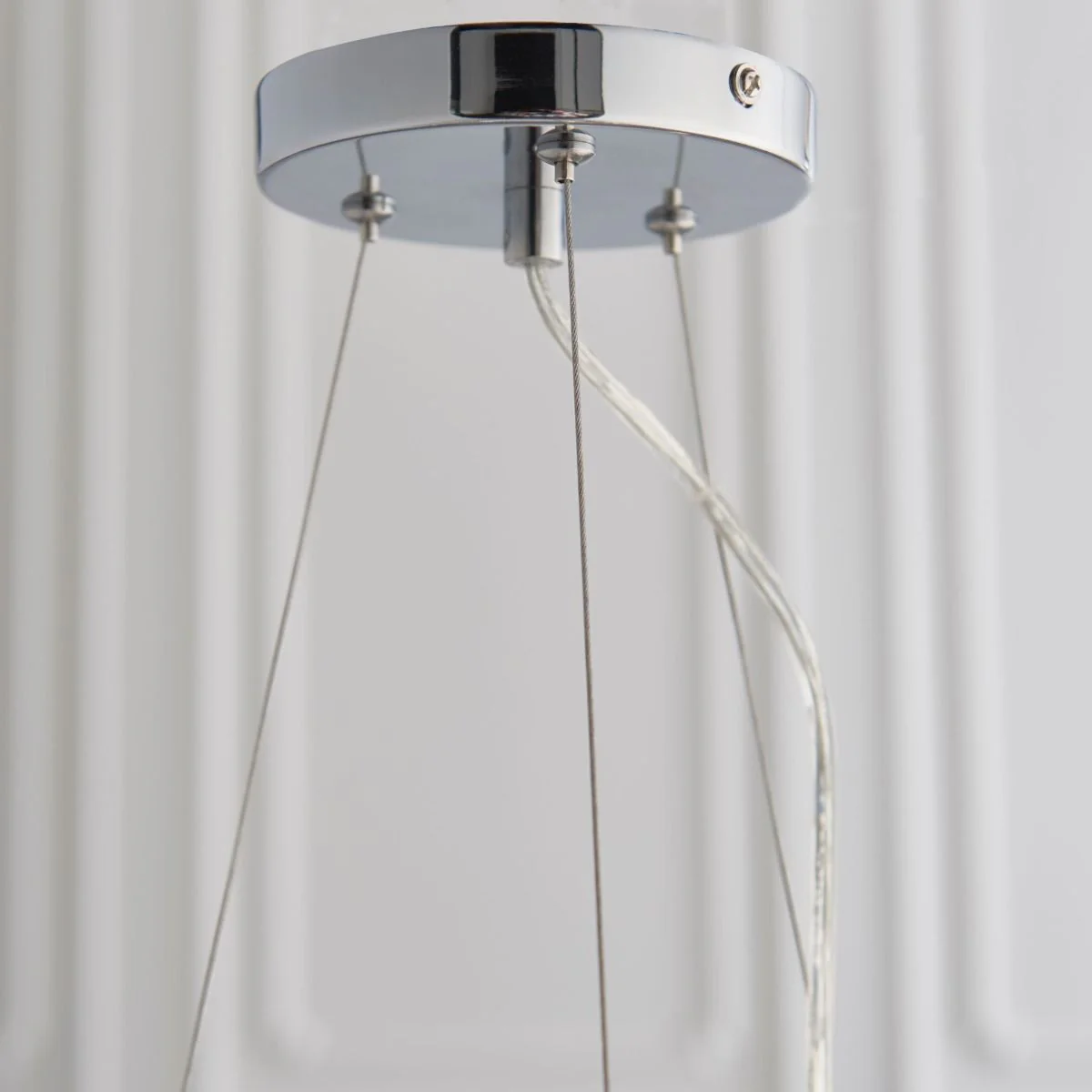 Malmesbury 6 Light Polished Chrome & Crystal Ceiling Pendant - Image 5