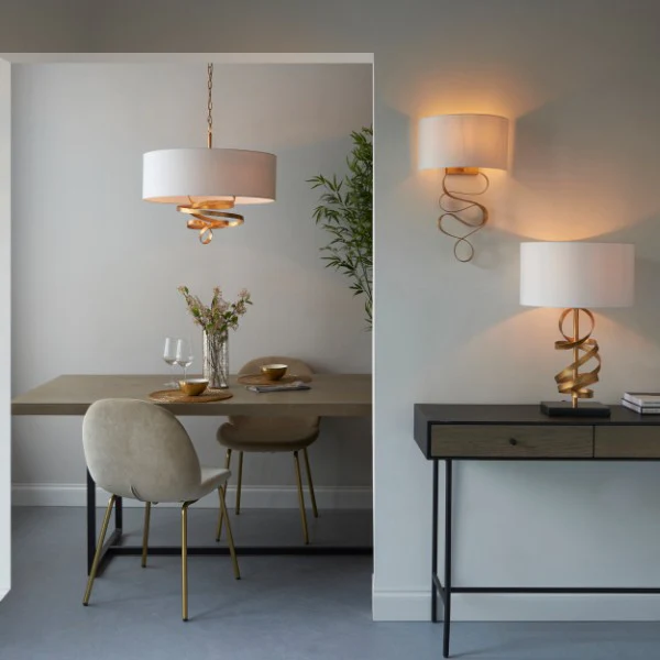 Natela Gold Leaf Wall Light - Image 6