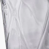 Round Optic Clear Glass Vase Small - Image 4